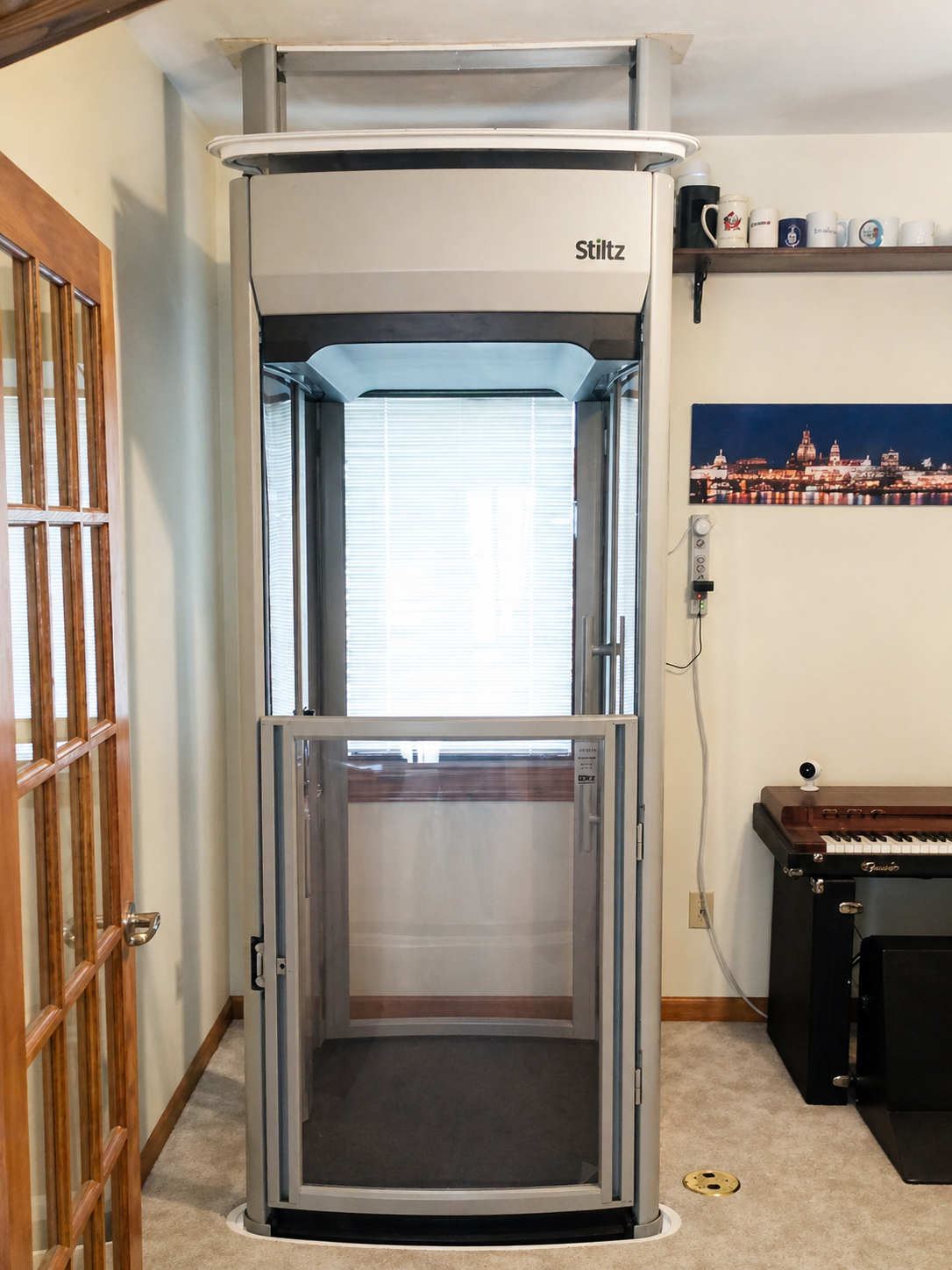 Stiltz home elevator installation in Wichita